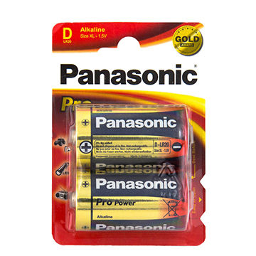 Panasonic Battery, AM1-BP2 Panasonic Alkaline Battery AM1-BP2, D Cell 2 Pack (AM-1PA/2B)
