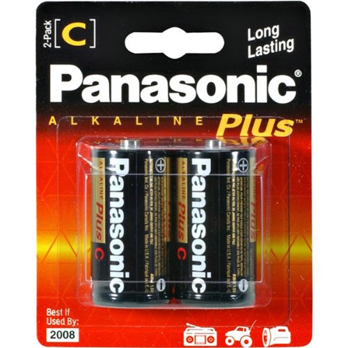 Panasonic Battery, AM2-BP2 Panasonic Alkaline Battery C Cell 2 Pack (AM-2PA/2B)