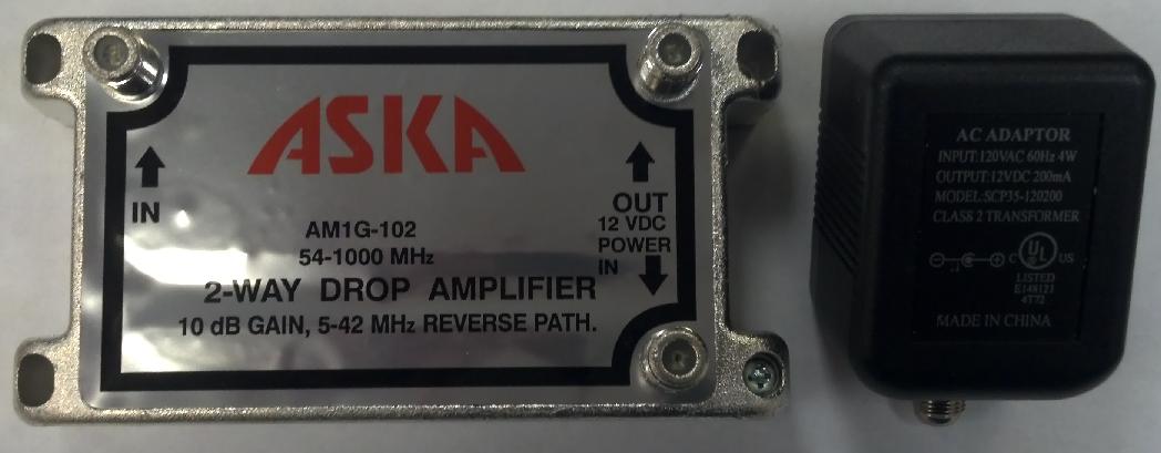 Aska, Aska AM1G-102 AMP 10 DB 54-1000 MHZ