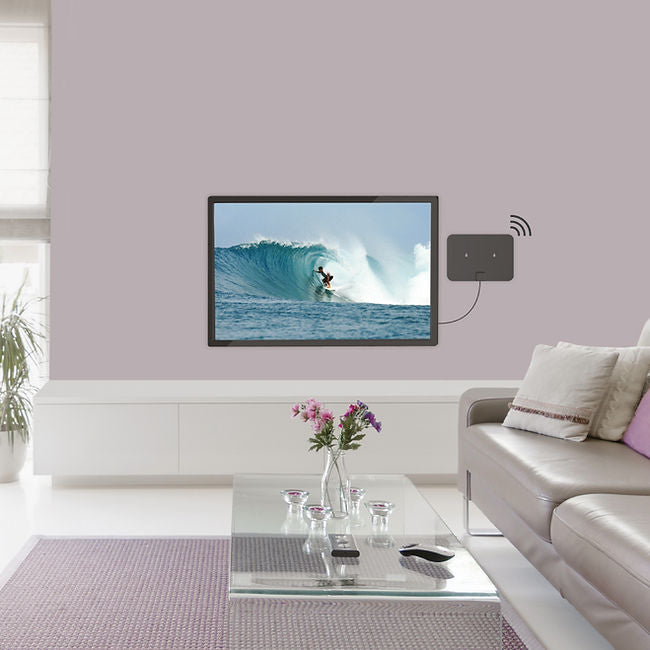 Barkan, Barkan AU60A.B, amplified indoor HDTV antenna, ultra-thin - replaces Monster MAVA5001S