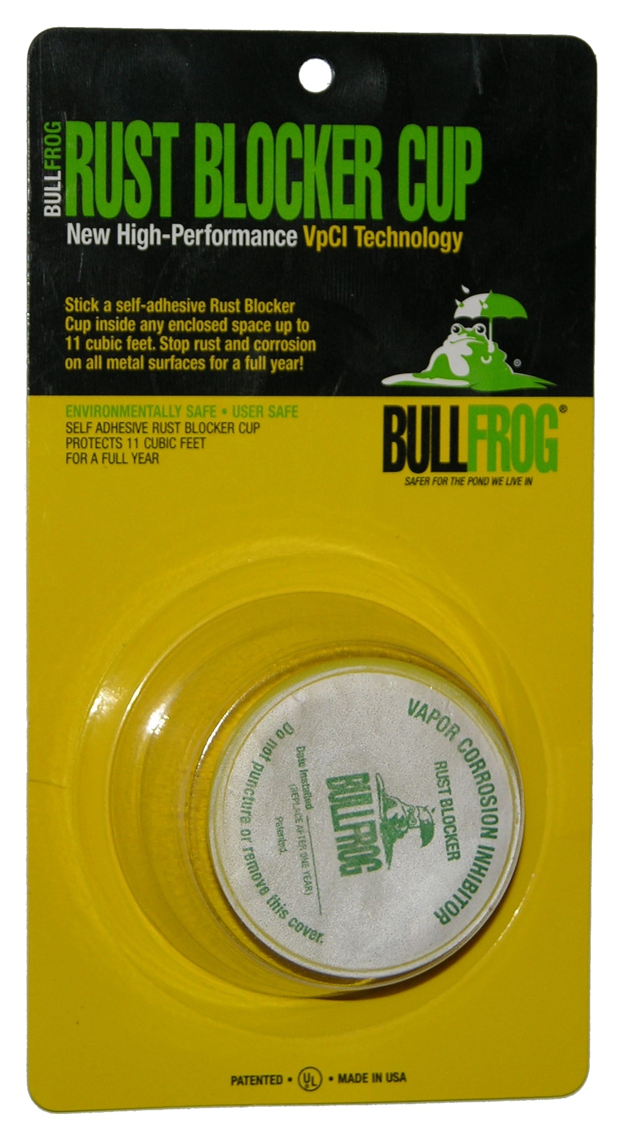 Bull Frog, Bull Frog 91112 Rust Blocker Emitter Self Adhesive Cup Protects up to 11 Cu Ft