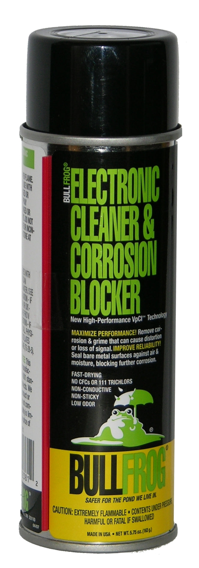 Bull Frog, BullFrog 92381 7oz Electronic Cleaner & Rust/Corrosion Blocker Cleans & Protects