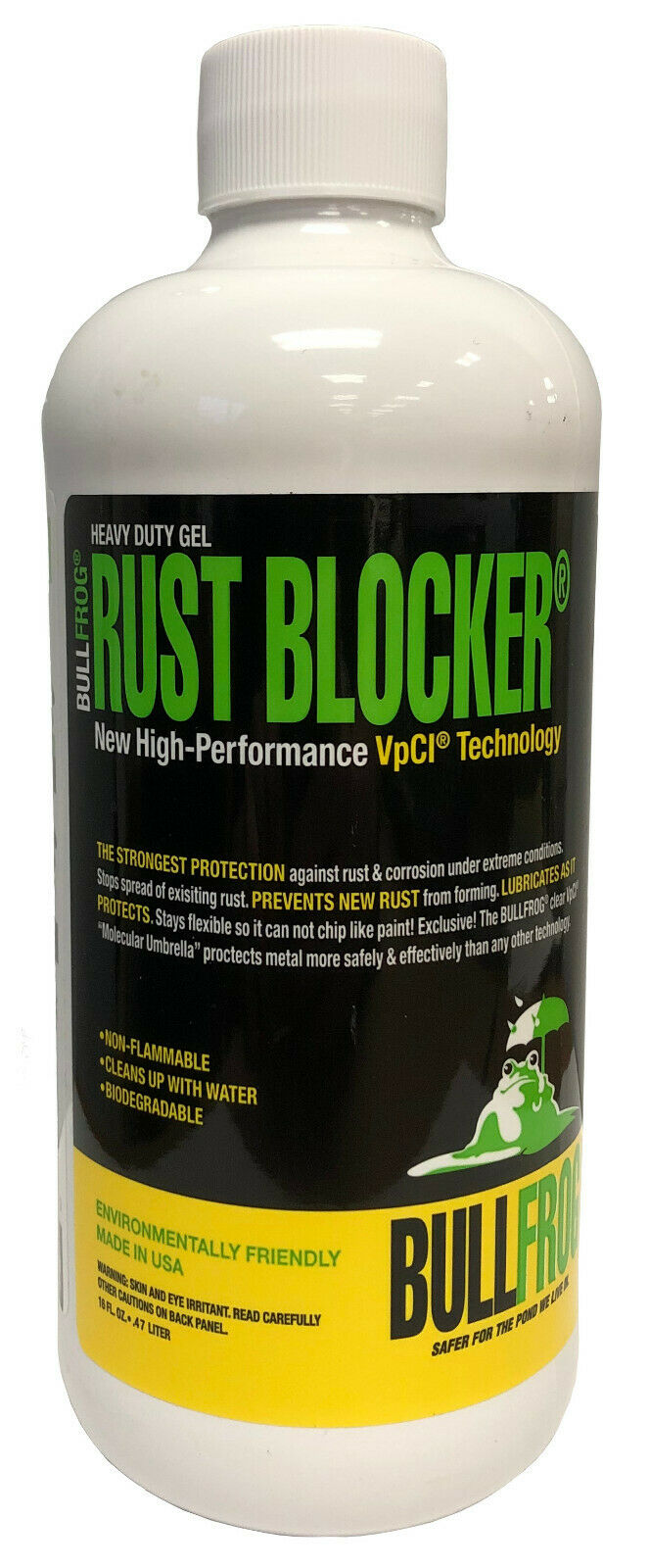 Bull Frog, BullFrog 93896 Rust Blocker Heavy Duty Gel Protects Against Formation of Rust, 16oz