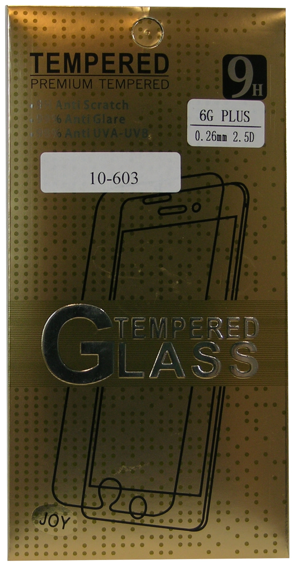 Cell Phone Repair Parts, Cell Phone Repair Parts 10-603 TEMPER GLASS FOR IPHONE 6/6S PLUS