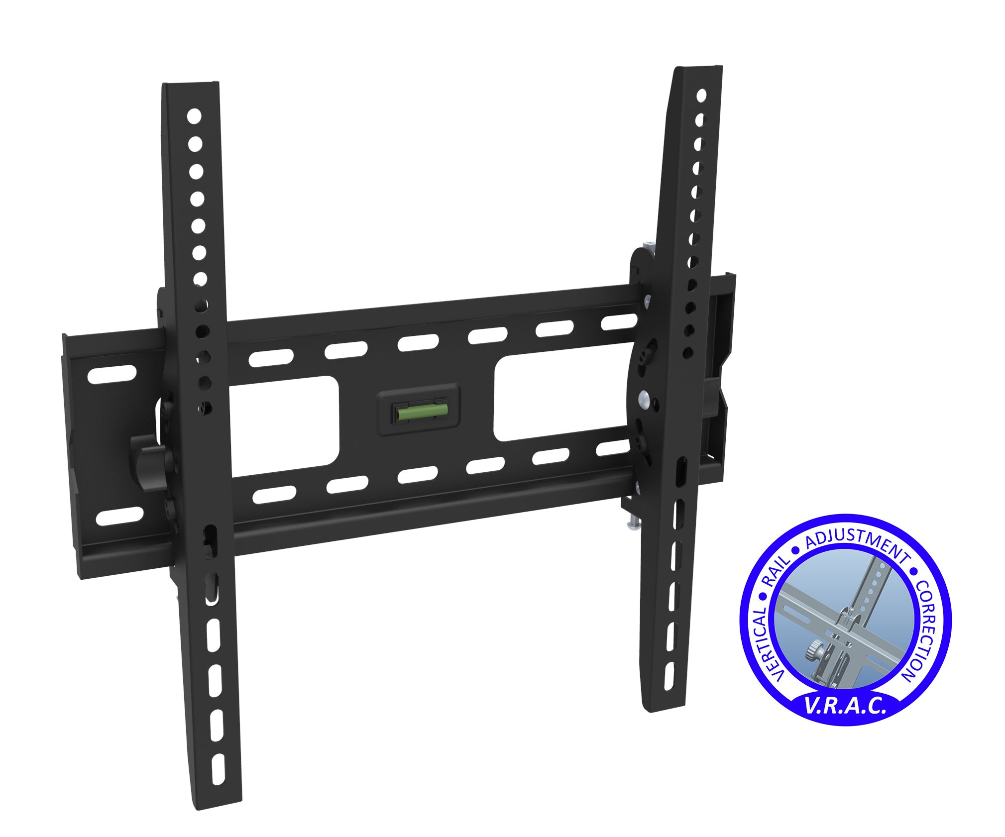Direct Connect, DCT3255V-RAC DirectConnect™ Flat LCD/PDP Tilting Wall Mount 10° FOR 32"-55" Black 400X400 VESA With Vertical Rail Arm Correction Level Included 165LBS MAX 2.48" Profile NU
