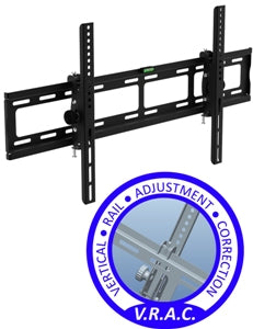 Direct Connect, DCT3780V-RAC DirectConnect™ Flat LCD/PDP Tilting Wall Mount 10° For 37"-80" Black 800X400 VESA Level Included 132 lbs MAX 2.48" Profile MAX NU With Vertical Rail Adjustment Correction