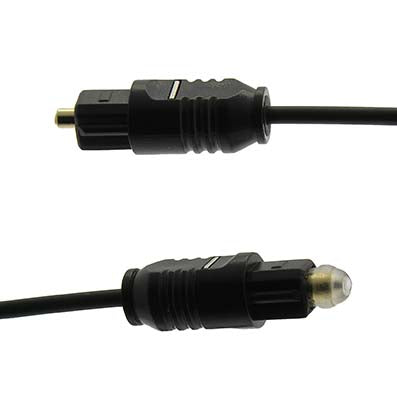 Ness Electronics, Inc, Direct Connect Toslink Optical Cables 2.2MM Ultra Thin Premium DIGITAL AUDIO CABLE, 3', 6', 12', 15' or 25'