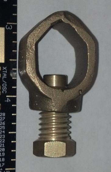 Eagle Aspen, Eagle Aspen 308 pipe ground clamp, fixed ring, 5/8" UL
