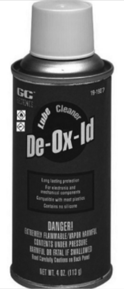GC Electronics, GC Electronics 19-1907, DE-OX-ID contact cleaner, 4 oz. aerosol can