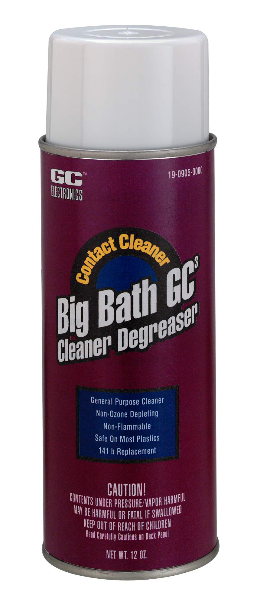 GC Electronics, GC Electronics 19-905, Big Bath cleaner degreaser / contact cleaner, 12 oz. aerosol can
