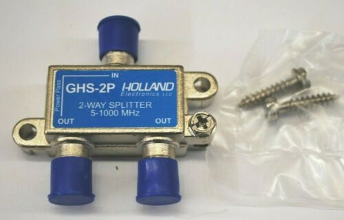 Holland, Holland GHS-2P 2-Way Splitter, (5-1000 MHz) Solder Back