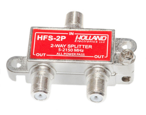Holland, Holland HFS-2P 2-Way Splitter, (5-2050 MHz), Power