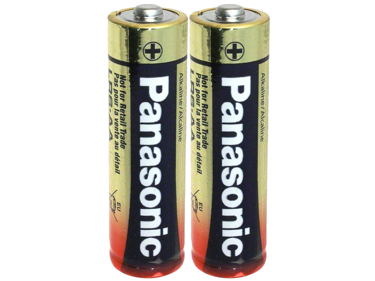 Panasonic, Panasonic Battery AM3, AA Alkaline Battery Bulk (LR6XWA/2SB), (Priced Individually, sold in packs of 2)