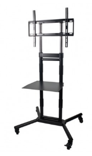 Helios, rolling cart for TV, fits most 32-60" TV's, 132 lbs max, with shelf